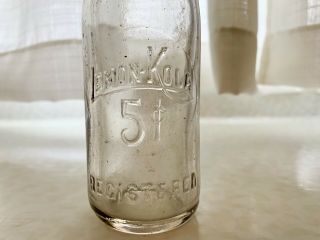 Vintage Lemon Kola 5 Cents Bottle, 2