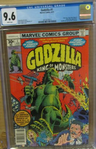 Godzilla 1,  Cgc 9.  6,  1977,  Nick Fury,  Dum Dum Dugan App Movie Out Now