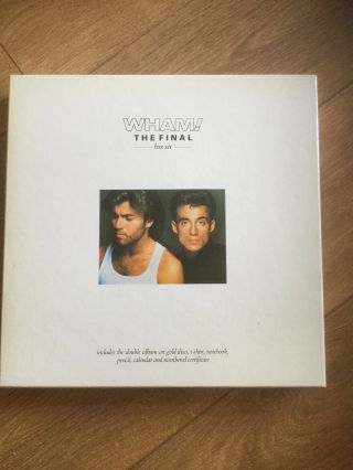 Wham The Final Box Set.  Complete With All Contents.  Gold Discs,  T - Shirt Etc