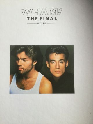 Wham The Final Box Set.  Complete With All Contents.  Gold Discs,  t - shirt Etc 2