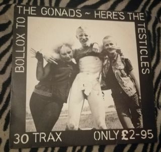V/a Bollox To The Gonads 12 " Vinyl Lp Rare Punk Pax 14 Mau Maus Riot Squad Etc
