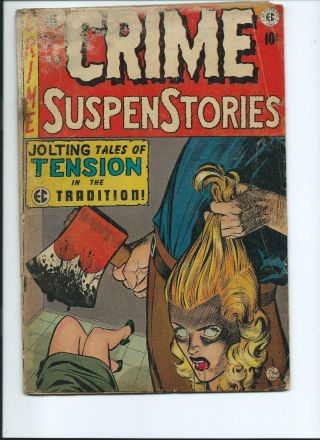 Crime Suspenstories 22 - - Pre Code Golden Age Ec Comic - - April/may 1954