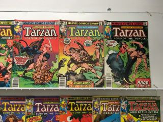 Marvel TARZAN LORD OF THE JUNGLE 1 - 29 Annual 1 - 3 (1977) COMPLETE SET VF 4