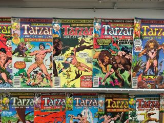 Marvel TARZAN LORD OF THE JUNGLE 1 - 29 Annual 1 - 3 (1977) COMPLETE SET VF 6