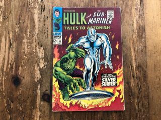 Tales To Astonish 93 Hulk & Sub - Mariner Marvel Comics W/ Silver Surfer 1967 O