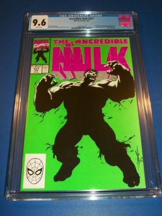 Incredible Hulk 377 Hot Key Cgc 9.  6 Nm,  1st Professor H Banner Avengers Endgame
