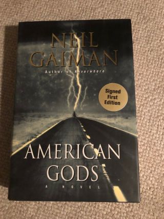 " American Gods " First Edition/printing,  Limited To 5000 And Signed By Gaiman