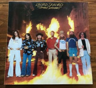 Lynyrd Skynyrd “street Survivors” Lp On Mca Mono Orig ’77 Flames Cover Beauty