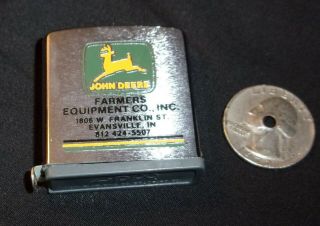 Vintage John Deere Tape Measure - Farmers Equipment Co of Evansville,  IN 3
