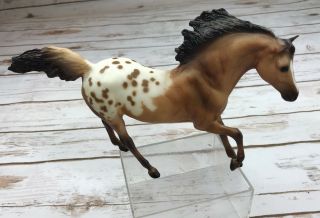 Breyer Reeves Ponies Horse Stallion Running Light Brown White Spots Daple Dots