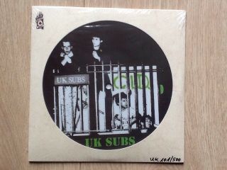 Uk Subs.  C.  I.  D 7 " Picture Disc.  Ltd To 500,  Numbered 101.