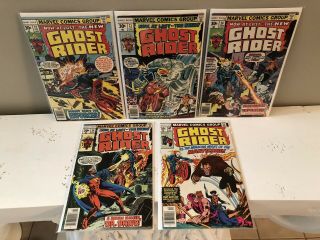 Ghost Rider Marvel 1977 Comic Books 22 23 24 26 27 Owner