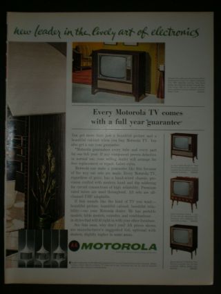 1963 FUTURE FUTURISTIC HOUSE MOTOROLA TV TELEVISION vintage Trade 2 PG print ad 3
