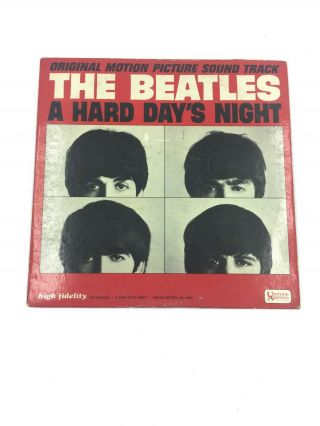 The Beatles A Hard Days Night Lp Ex Ual 3366 Mono Us 1964 Error I Cry Instead