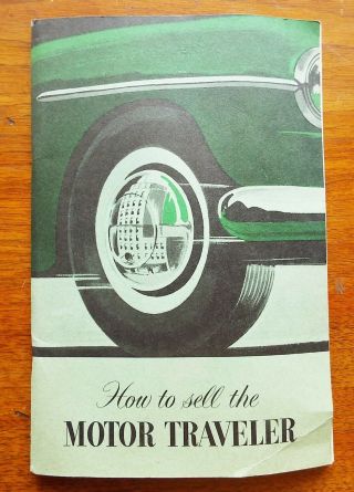 Antique 1948 How To Sell The Motor Traveler Innkeeping Travel Book Hotel
