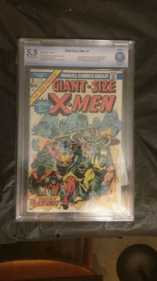 Uncanny X - Men Giant Size 1 Cbcs 5.  5 1st Colossus 1st Storm 2nd Wolverine 1975