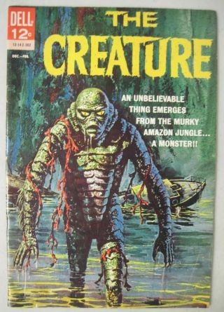 The Creature 1 Dell Comics 1963 First Issue (creature From The Black Lagoon)