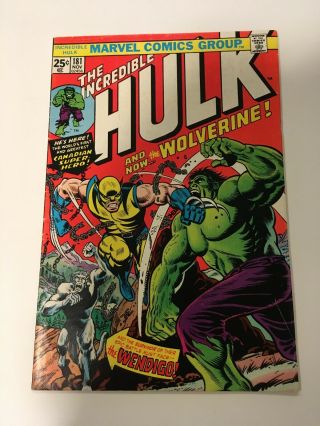 The Incredible Hulk 181 (nov 1974,  Marvel) Mvs Intact Vg,