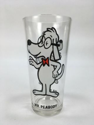 Vintage Pepsi Mr.  Peabody Glass Cup Collector Series Pat Ward
