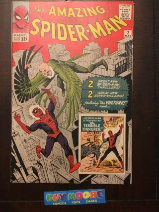 Spiderman 2 1963 Stan Lee First Appearance Of Vulture