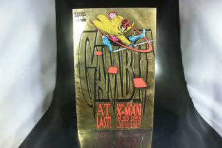 Gambit Comic Book 1 (dec 1993,  Marvel) All Gold Foil Variant Cover