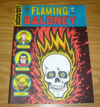 Flaming Baloney X Vf/nm Underground Comix - Harvey Pekar - Signed By Gary Dumm