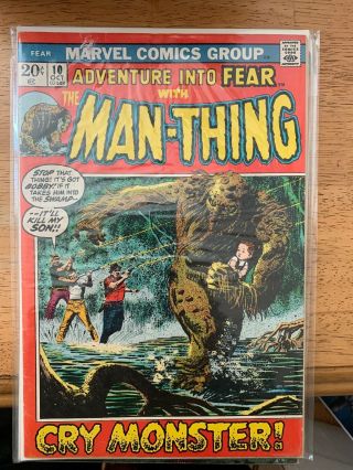 Adventure Into Fear 10 & 12 Man - Thing