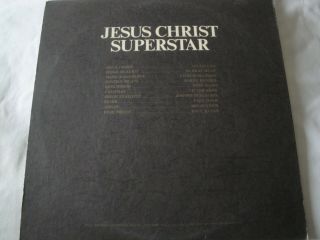 JESUS CHRIST SUPERSTAR A ROCK OPERA 2X VINYL LP ALBUM 1970 DECCA RECORDS NO BOOK 2