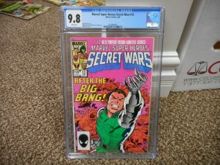 Marvel Heroes Secret Wars 12 Cgc 9.  8 Doctor Doom Spiderman Hulk Thor 1985