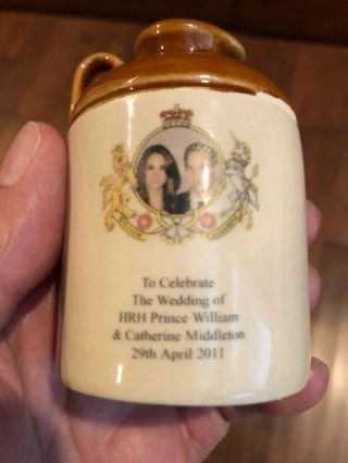 Prince William and Catherine Mini Bottle,  Very Rare,  Seal Intact 2