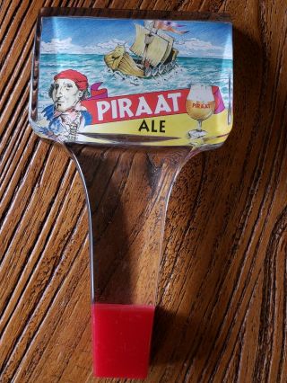 Vintage Piraat Ale Beer Pirate Acrylic Tap Handle