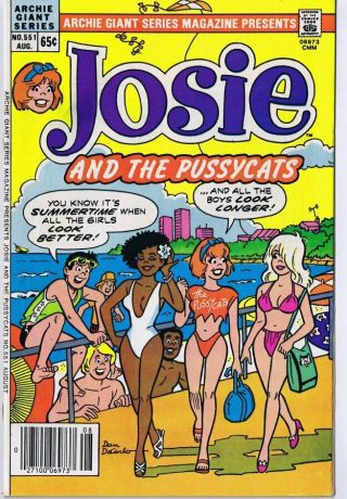 Josie And The Pussycats 551 1985 Gga Good Girl Art Triple Swimsuit Cover