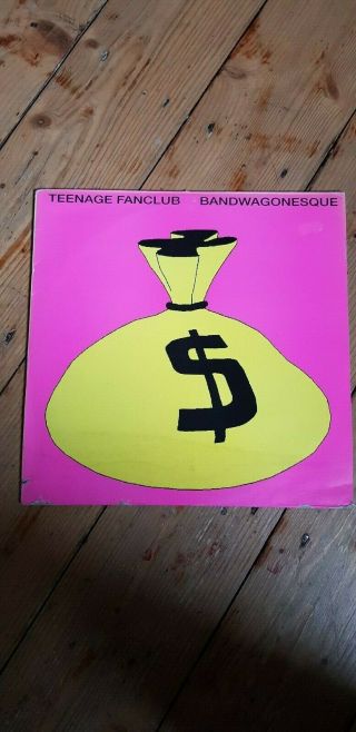 Teenage Fanclub Bandwagonesque 1st Press 1991 Uk Vinyl Lp Creation