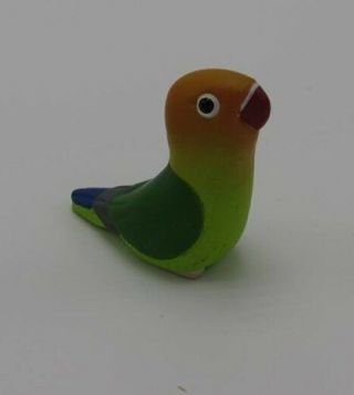 Japan Q Parakeet Budgerigar Cockatoo Parrot Love Bird Pvc Mini Figurine B