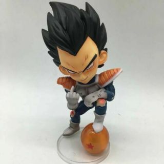 Dragon Ball Z Vegeta Saiyan Action Figure Evil Middle Finger Figurine Toys