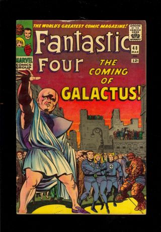 Fantastic Four 48 1st Silver Surfer Galactus Lower Grade Comic Kings