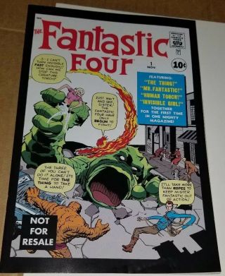Marvel Comics Fantastic Four 1 Nm - 1st App Rare Htf Promo Giveaway Key Book