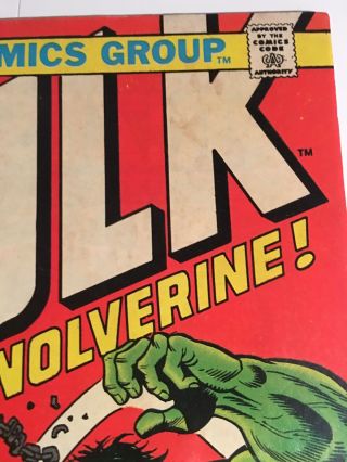 Incredible Hulk 181 With Marvel Value Stamp 10