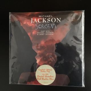 Michael Jackson - Limited Edition - Poster Sleeve Bag - 45 Rpm - Scream -