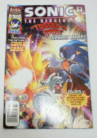 Sonic The Hedgehog 126 Archie Series The Return Of Sonic Fine Plus 6.  0 Fn,