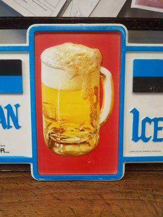 Vintage Schmidt ' s Bavarian Beer Sign 27 