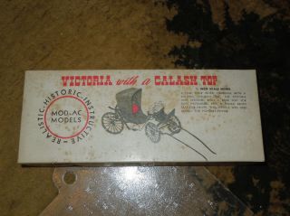 Vintage Mod - Ac Models " Victoria W/ A Calash Top.  1/2 Scale