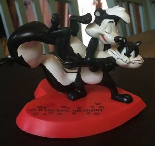 Warner Bros Looney Tunes Pepe Le Pew Vintage 1994 Pvc Figurine