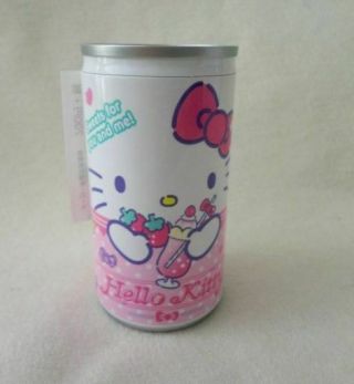 Sanrio Japan Hello Kitty Like Tin Can Juice Three Paper Tapes Washi Tape