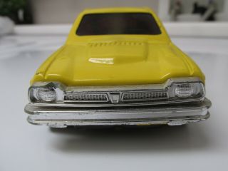 Vintage 1970 ' S Tonka Toys Yellow Honda Civic Friction Powered Car - RARE PIECE 2