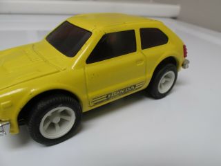 Vintage 1970 ' S Tonka Toys Yellow Honda Civic Friction Powered Car - RARE PIECE 4