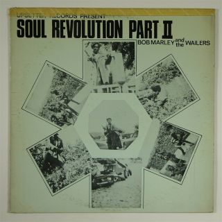 Bob Marley & The Wailers " Soul Revolution Part Ii " Reggae Lp Upsetter/maroon