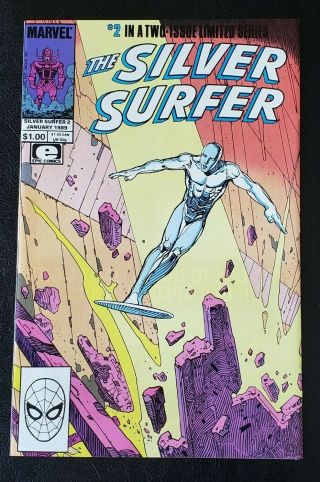 Silver Surfer 1,  2 (epic/marvel 1988) Nm Stan Lee Moebius Full Set