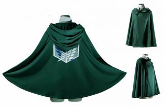 Emido Japan Anime Shingeki No Kyojin Cloak Attack On Titan Cosplay Cloth Green