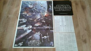 Star Wars - The Soundtrack 1977 2 X Lp Poster & Insert 1st Pressing
